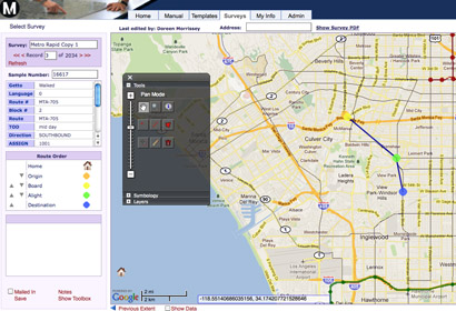 GIS Consultant Services<br>
Los Angeles MTA